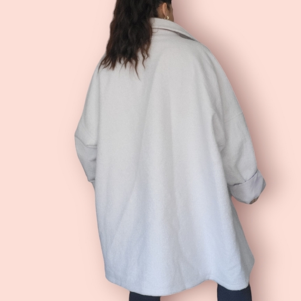 misguided plus lilac oversized jacket - Picture 5 of 6